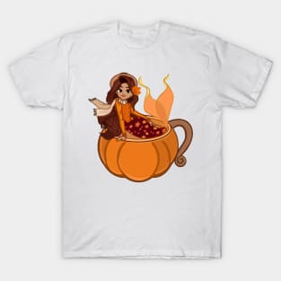 Pumpkin Spice Mermaid T-Shirt